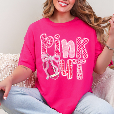All the Patterns Pink Out Shirt